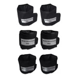 Kit Caneleiras Peso 03 Pares Tornozeleiras 2kg 3kg E 5kg