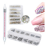 Kit Caneta Brilho Pedrinhas