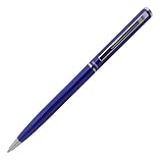 Kit Caneta Crown Esferográfica Hawai Diversas Cores Metal - Estojo Crown -Azul-