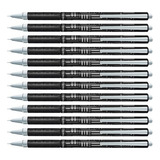 Kit Caneta Esferográfica Cis Electra 0 7mm Preto C 12