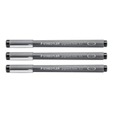 Kit Caneta Nankin Pigment Liner Staedtler Com 6 Peças