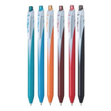 Kit Caneta Pentel Energel Retratil Wave 0 7 6 Cores