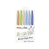 Kit Caneta Pincel Brush Sign Pen