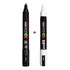 Kit Caneta Pincel Marc. Preto E Branco Pc-5m 1.8-2.5mm Posca