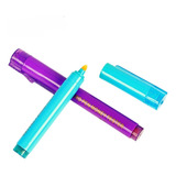 Kit Caneta Testa Dinheiro Detecta Notas Cédula Falsa Luz Uv