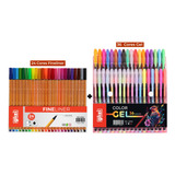 Kit Canetas Coloridas Fineliner 24 Cores 36 Cores Colorgel