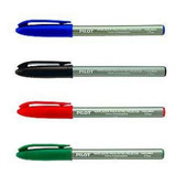 Kit Canetas Marcador Retroprojetor 4 Cores Pilot 2 0mm