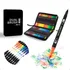 Kit Canetinha Duas Pontas 48 Cores Dual Brush Para Colorir