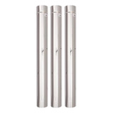 Kit Cano Chaminé Inox 110mm X 3un X 1m Chapéu Sputinik