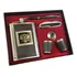 Kit Cantil De Bolso Inox Para Bebidas Com 6 Pcs Copo Caneta
