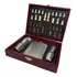 Kit Cantil De Bolso P  Whisky E Jogo De Xadrez 6 Pçs