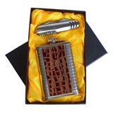 Kit Cantil Marrom Inox Com Canivete Multifuncional