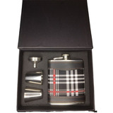 Kit Cantil Porta Bebidas 2 Copos E Funil Xadrez