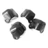 Kit Cantoneira Angular Canto Arredondo Preto 3 Pernas Acabamento Caixas De Som Case Amplificadores Cubo