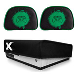 Kit Capa   2 Bolsas Case Controle Xbox One S Estojo Protetor