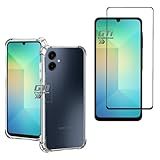 Kit Capa Anti Impacto E Película De Vidro 3D 9D Compatível Com Samsung Galaxy A06