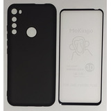 Kit Capa Aveludada Prot Camera Para Moto One Fusion Plus +3d