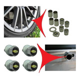Kit Capa Bico Valvula Antifurto Roda Gm Kit Parafuso Placa