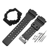 Kit Capa Caixa Bezel E Pulseria Compatível Com Casio Ga-100