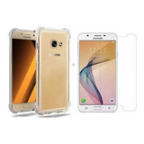 Kit Capa Capinha Case P Samsung Galaxy J7 Prime Pelicula