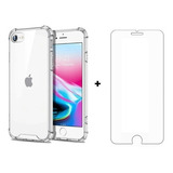 Kit Capa Case Anti Impacto P iPhone SE 2020 Pelicula