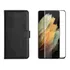 Kit Capa Case Carteira Flip P/ Galaxy S21 Fe + Pelicula Cor Preto