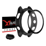 Kit Capa Case Película E Plugue Para Garmin Forerunner 965