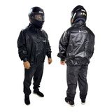 Kit Capa Chuva Blusa Calça Impermeavel Motoboy Lona Piraval