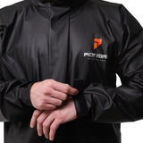 Kit Capa Chuva Impermeável Motoqueiro Pvc Tam M Blusa Calça