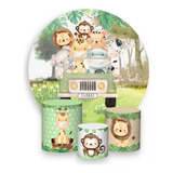 Kit Capa Cilindro E Painel Temático C elástico Safari
