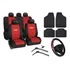 Kit Capa Couro Banco Carro Tapete Volante Chevrolet  Palheta