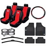 Kit Capa Couro Banco Carro Tapetes Volante Palheta GOL G1 G2 G3 G4 G5