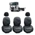 Kit Capa De 3 Bancos Corino Couro Eco Para Ford Cargo 2011