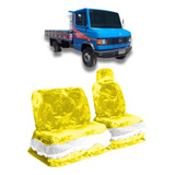 Kit Capa De Banco Chinil Amarelo Para Mb 709