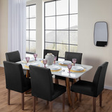 Kit Capa De Cadeira De Jantar Premium 4 Lugares Envio Rapido