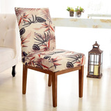 Kit Capa De Cadeira Jantar Elástico 6 Lugares Pronta Cor Boho