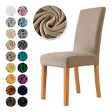 Kit Capa De Cadeira Jantar Malha Gel Mesa 6 Lugares Luxuosa