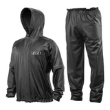 Kit Capa De Chuva Delta Flex C Capuz Jaqueta Calça