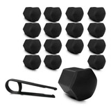 Kit Capa De Parafuso Vw Amarok Chave 19 20 Pçs Preta