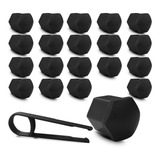 Kit Capa De Parafuso Vw Amarok Chave 19 20 Pçs Preta 