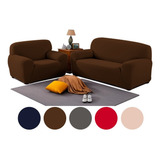 Kit Capa De Sofá Coladinha Jogo 2 E 3 Lugares Spandex Luxo