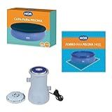Kit Capa Forro Filtro 2 200 L H Para Piscina Splash Fun 2400 Litros Mor 110v