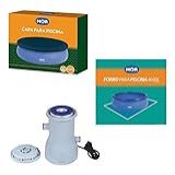 Kit Capa Forro Filtro Para Piscina Inflável Splash Fun 4600 L Mor 110v