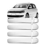 Kit Capa Maçaneta Externa Cromada Fox 4 Portas Crossfox