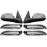 Kit Capa Maçaneta Retrovisor Cromado Gm Onix Prisma 2013 