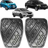 Kit Capa Pedal Borracha Nissan March Versa Sentra 2010 2019