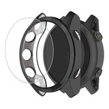 Kit Capa Pelicula Para Garmin 245 Proteção Vidro Temperado