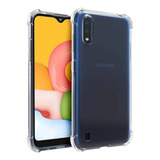 Kit Capa + Pelicula Vidro 3d 5d Para Samsung Galaxy A01 2020