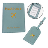 Kit Capa Porta Passaporte Carteira Tag Identificador Bagagem