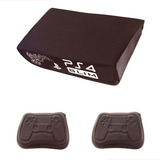 Kit Capa Protetora Antipoeira Ps4 Slim Console 2case Play